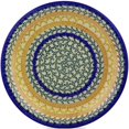 thumbnail image 1 of Polmedia Autumn Swirls Polish Pottery Decorative Plate, 1 of 6