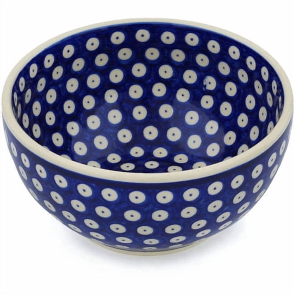 Polmedia Blue Eyed Peacock Rice Bowl