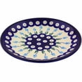 thumbnail image 1 of Polmedia Floral Peacock Polish Pottery Decorative Plate, 1 of 6