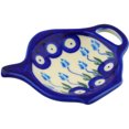 thumbnail image 1 of Polmedia Floral Peacock Tea Bag or Lemon Plate, 1 of 6