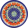 thumbnail image 1 of Polmedia Grecian Fields Polish Pottery Decorative Plate, 1 of 6