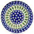thumbnail image 1 of Polmedia Peacock Fluted Pie Dish, 1 of 6