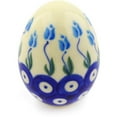 thumbnail image 1 of Polmedia Polish Pottery Egg Figurine, 1 of 6