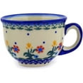 thumbnail image 1 of Polmedia Polish Pottery Spring Flowers Coffee Mug, 1 of 6