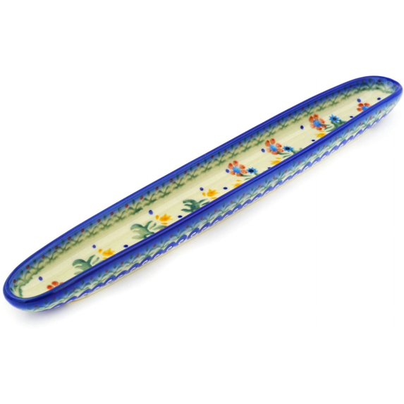 Polmedia Spring Flowers Polish Pottery Platter