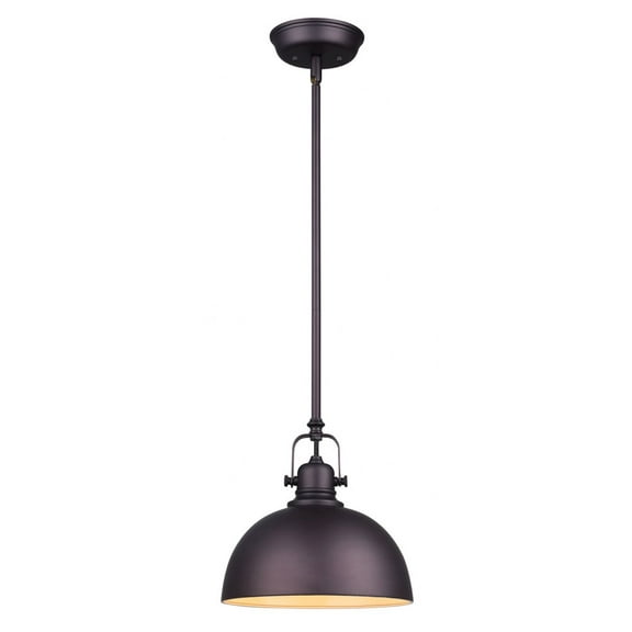 IPL222B01ORB Canarm Inc Polo - 1 Light Pendant In Modern Style-11.75 Inches Tall and 9 Inches Wide