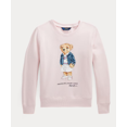 thumbnail image 1 of Polo Bear Girls Pink Fleece Sweatshirt, XL, (16), 1 of 1