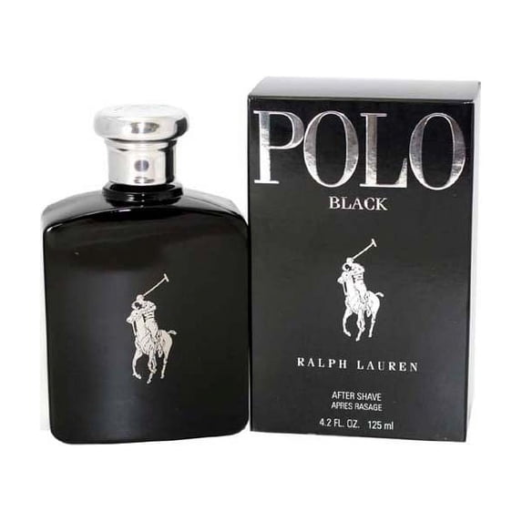 Polo Black Aftershave 4.2 Oz / 125 Ml For Men By Ralph Lauren