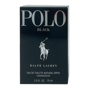 Ralph Lauren MPOLOBLACK2.5EDTSPR 2.5 oz Polo Eau De Toilette Spray for Men, Black