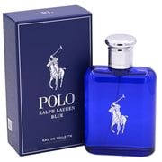 Ralph Lauren Polo Blue Eau de Toilette, Cologne for Men, 4.2 fl oz