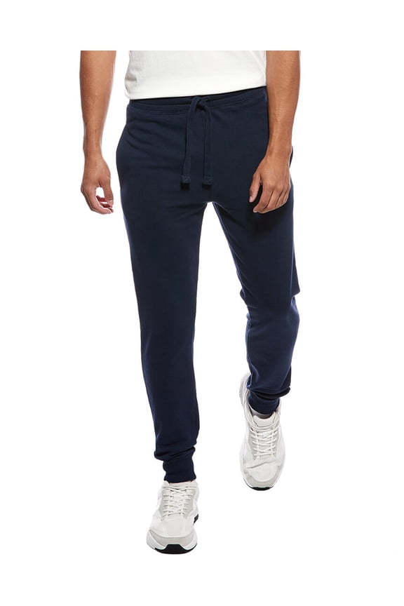 mens Solid Sweatpant, XXL, Blue