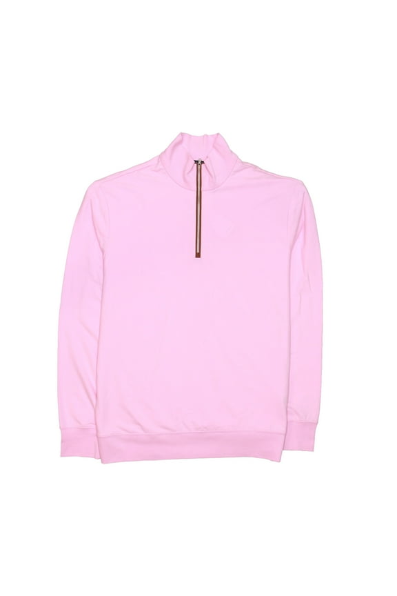 Polo Golf Ralph Lauren Men's Water Repellent Half Zip Sweatshirt (XLarge, Pink)