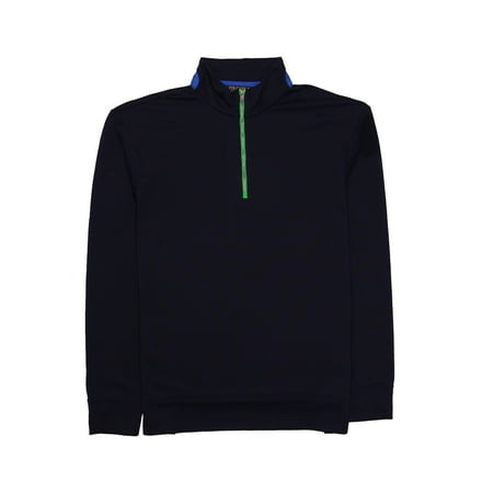 Polo Golf Ralph Lauren Mens Half Zip Sweatshirt Pullover (Large, Navy)