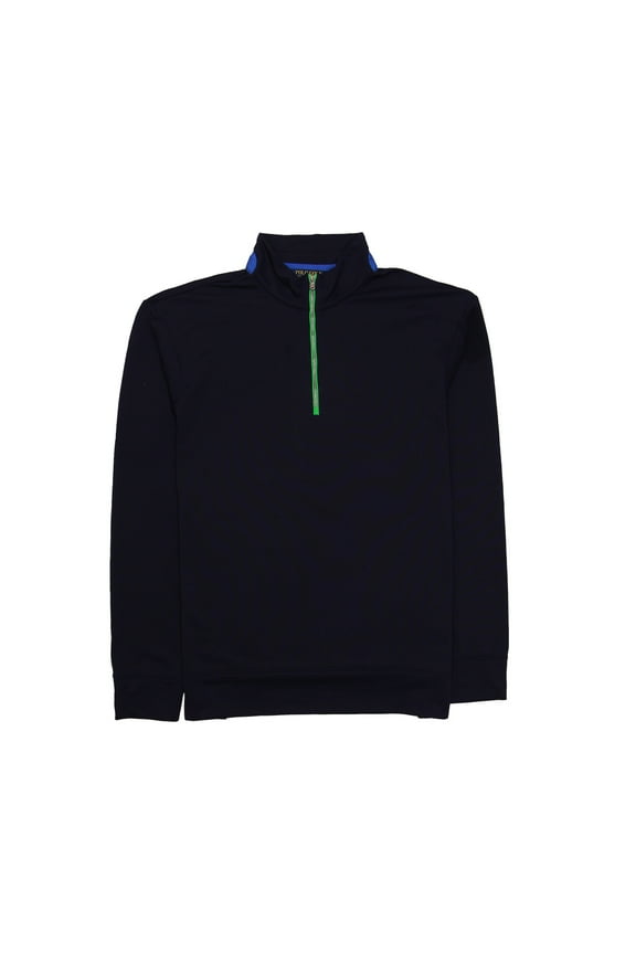 Polo Golf Ralph Lauren Mens Half Zip Sweatshirt Pullover (Large, Navy)