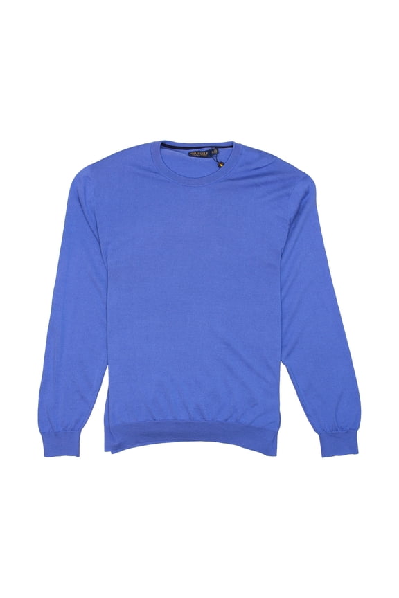 Polo Golf Ralph Lauren Mens Merino Wool Crew Neck Sweater (2XLarge, Blue)