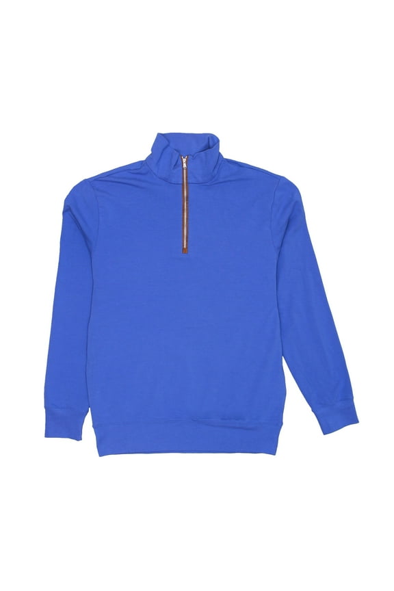 Polo Golf Ralph Lauren Mens Pullover Half Zip Sweatshirt (Small, Blue)