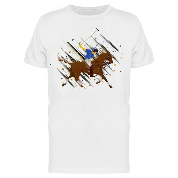 Polo Horse Player T-Shirt Men -Image by Shutterstock, Male Medium