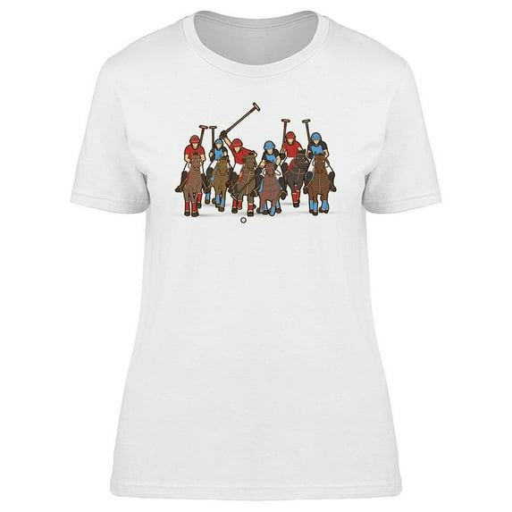 Polo Match Graphic T-Shirt Women -Image by Shutterstock, Female Medium