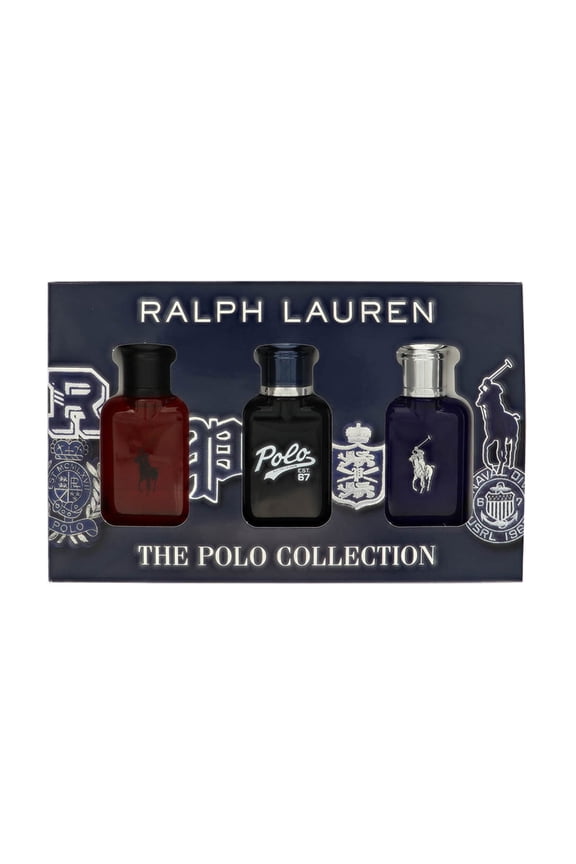 Polo Men's  3-Piece Mini Set Travel  Gift Set - Polo Red, Polo Blue & Polo 67, (1.4 fl oz Each)