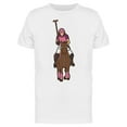 thumbnail image 1 of Polo Player Front View T-Shirt Men -Image by Shutterstock, Male Small, 1 of 2