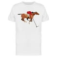 thumbnail image 1 of Polo Player Riding A Horse T-Shirt Men -Image by Shutterstock, Male Large, 1 of 2