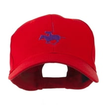 Polo Player Sports Embroidered Cap - Red OSFM