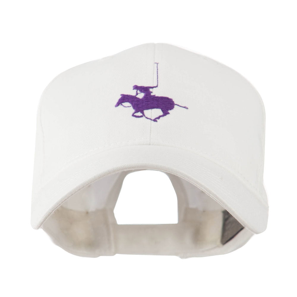 Polo Player Sports Embroidered Cap - Khaki OSFM - Walmart.com display picture 1