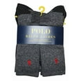 thumbnail image 1 of POLO RALPH LAUREN Men's Athletic Performance Cotton Crew Socks - 6 Pair Pack - Moisture Wicking Mesh, 1 of 2