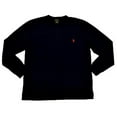 thumbnail image 1 of Polo Ralph Lauren 710627433027 Men's Black Crew Neck Long Sleeve T-Shirt TS212 (Regular,S), 1 of 2