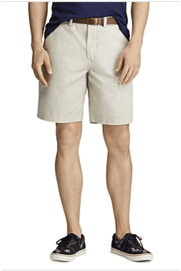 9.5-Inch Stretch Cotton Classic Fit Chino Shorts