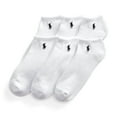thumbnail image 1 of Polo Ralph Lauren Athletic Men Low Cut Socks 6-Pairs ,White,Size,10-13, 1 of 2