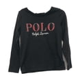 thumbnail image 1 of Polo Ralph Lauren BLACK Boys L/S T-Shirt, US 12 Months, 1 of 1