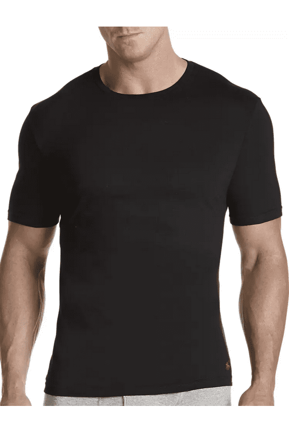 BLACK Men's Crewneck T-Shirts-3-Pack, US 4X-Large