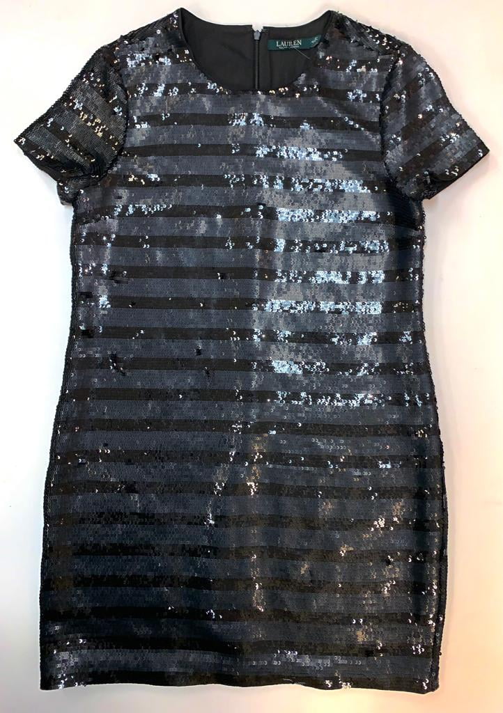 ralph lauren black sequin dress Dramatic landscapes accentuate this season's artistic toucheslike tiny black  sequins embellished across #RLCollection's halter gown. Discover the  Embellished Sleeveless Evening Dress and more from Ralph Lauren:  https://t.co/llL9Rlpy5r