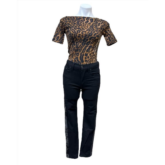 Polo Ralph Lauren BLACK Women's The Callen High Rise Slim Jeans, US 27
