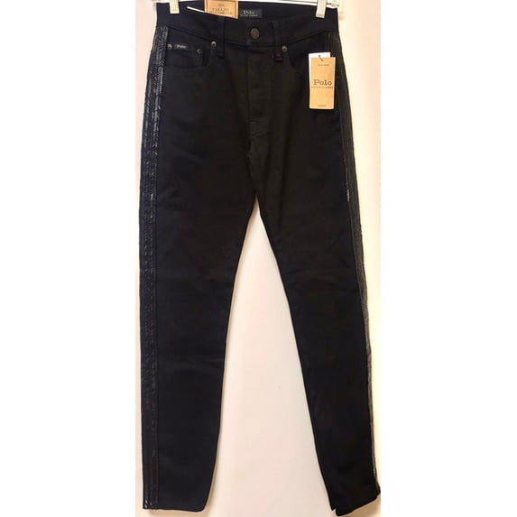 Polo Ralph Lauren BLACK Women's The Callen High Rise Slim Pant, US 25