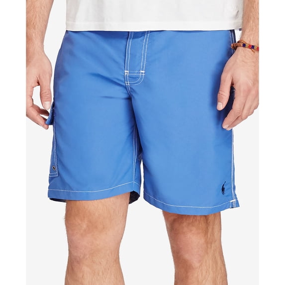 Polo Ralph Lauren BLUE Men's 8.5" Kailua Swim Trunks, US Large