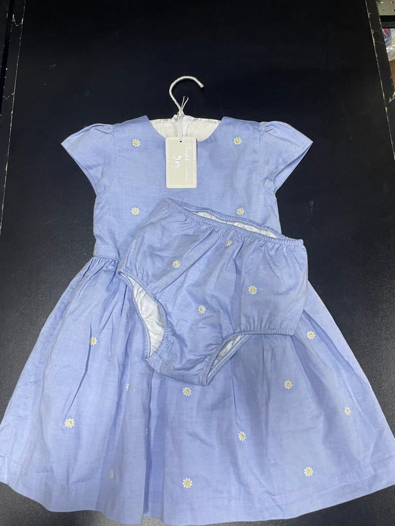 princess polly baby blue dress Ralph Lauren Striped Cotton Blend Midi Tank Dress