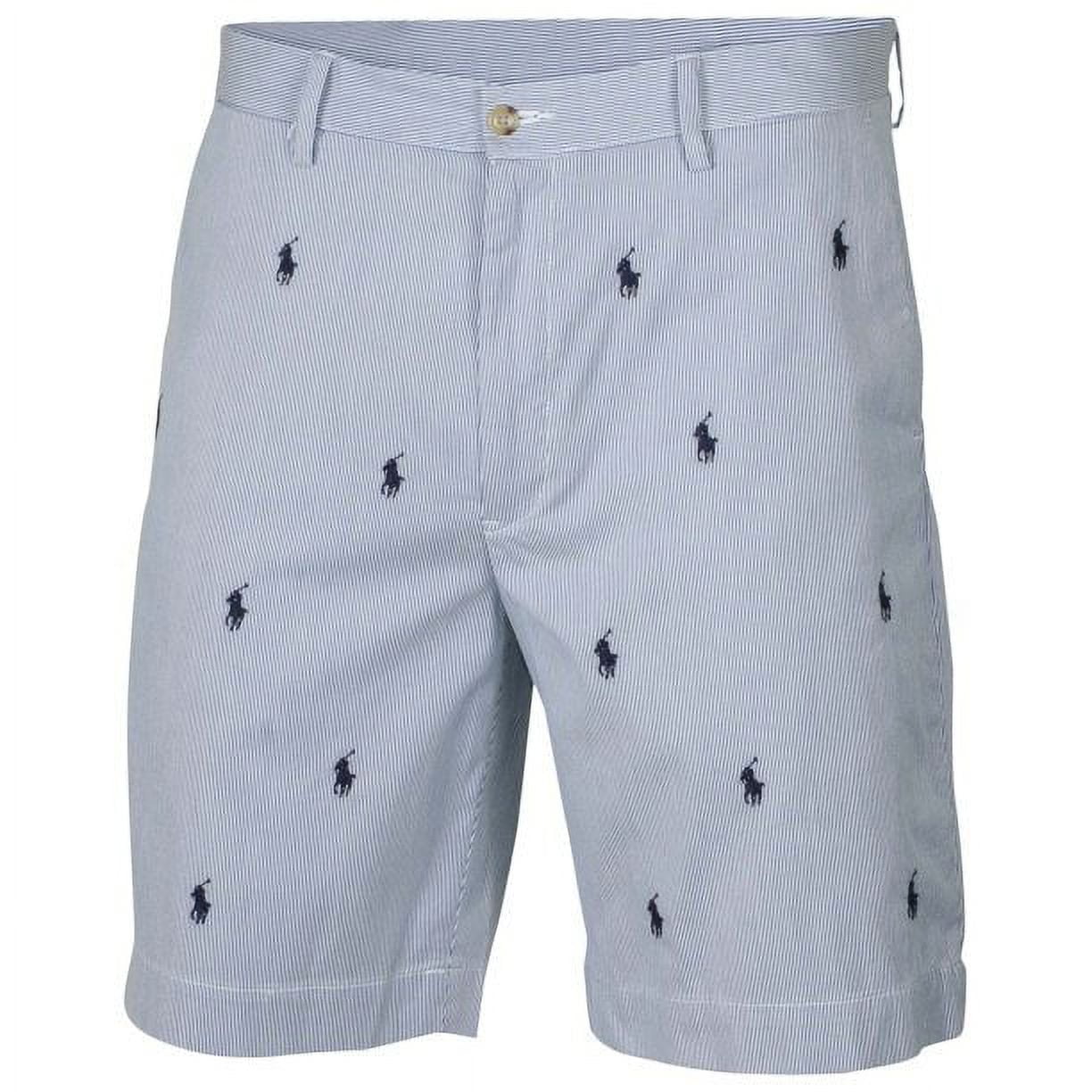 Ralph Lauren Kids Polo Pony-embroidered shorts - Blue