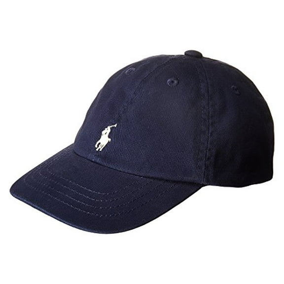 Polo Ralph Lauren Baby Boy's Cotton Chino Baseball Cap (Infant) Newport Navy One Size