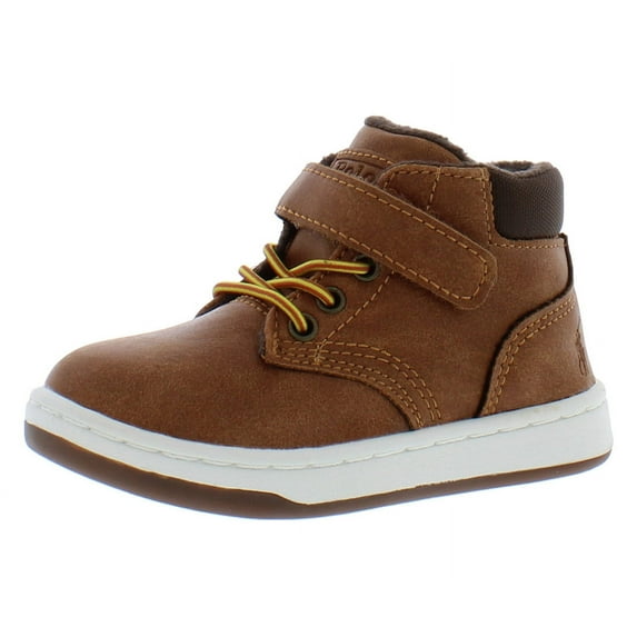 Polo Ralph Lauren Baby Boys Polo Court Sneaker Boot PS Toddler 5 Toddler Tan Burnished