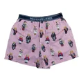 thumbnail image 1 of Polo Ralph Lauren Bear Striped Cotton Boxer - 4P0119 (Bear Red, XL), 1 of 1