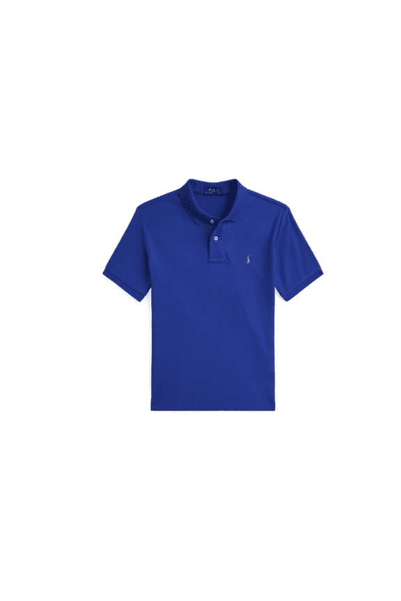 Big Boys Soft Cotton Polo Shirt - Classic Azure