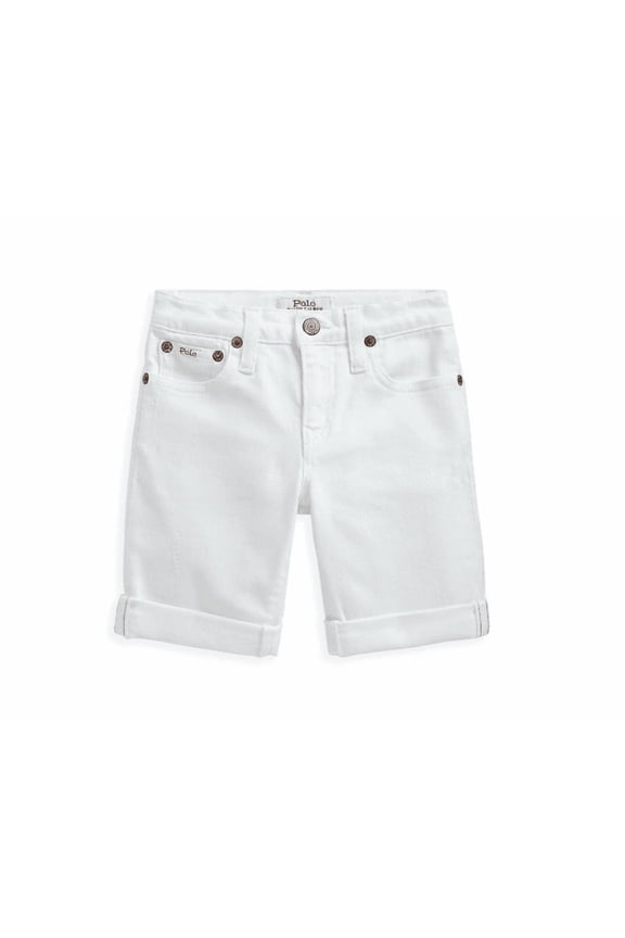 Big Boys Sullivan Slim Stretch Denim Shorts - Dell White