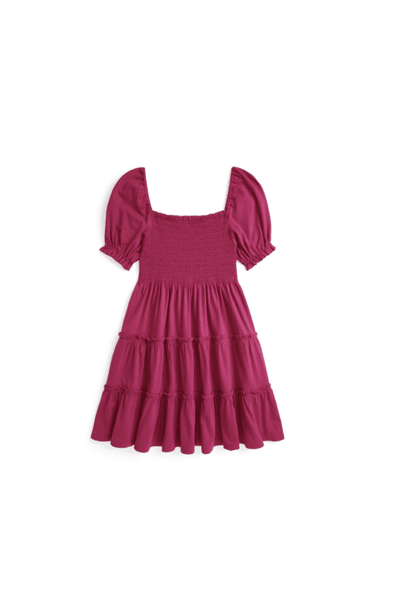 Big Girls Smocked Cotton Jersey Dress