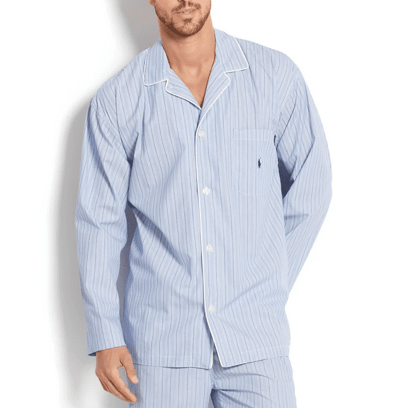 Polo Ralph Lauren Blue Andrew Stripe Men's Pajama Top Size 3XL