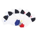 thumbnail image 1 of Polo Ralph Lauren Boys 6 Pack Athletic Ped Contrast Socks whast 4-7, 1 of 1