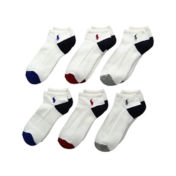 Polo Ralph Lauren Heel/Toe Low Cut 6-Pack