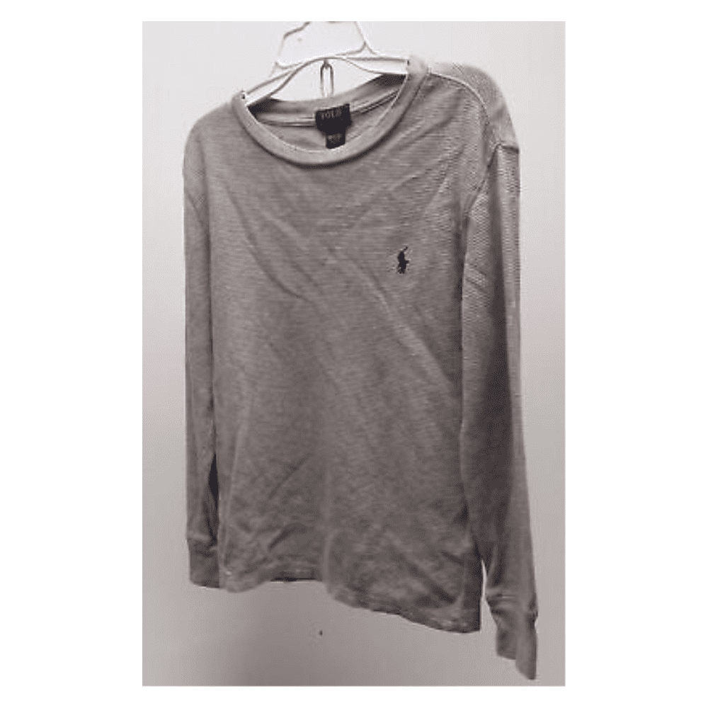 ★★POLO RALPH LAUREN★★ Long sleeve cotton sweater gray MN Polo Ralph Lauren Boys' Cotton Sweater,Long Sleeve, Gray, M
