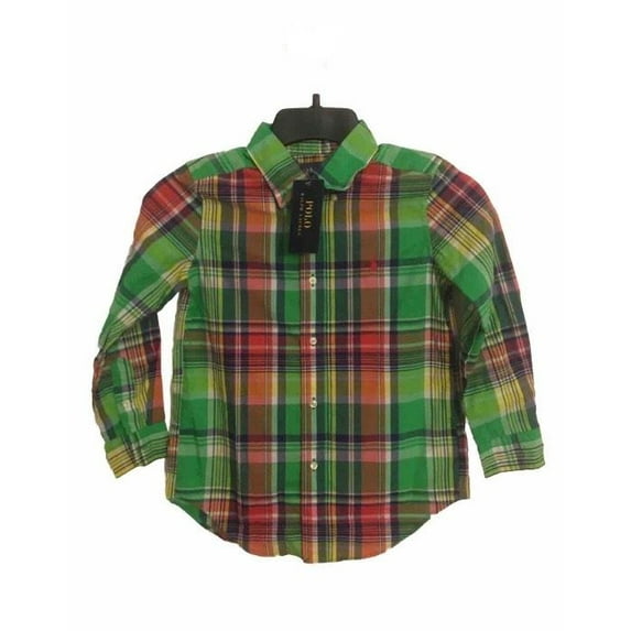 Polo Ralph Lauren Boys Shirt Plaid Size 5